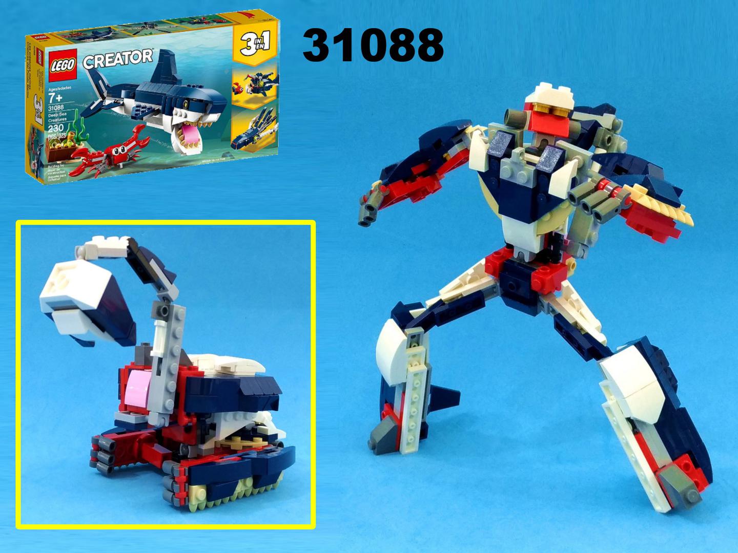 Transformer Excavator from LEGO Creator set 31088