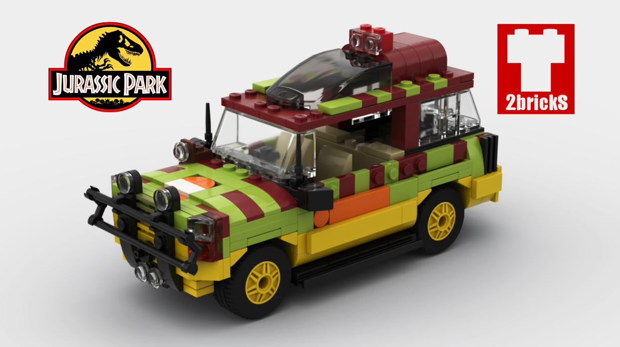 Jurassic Park Explorer - minifig scale!