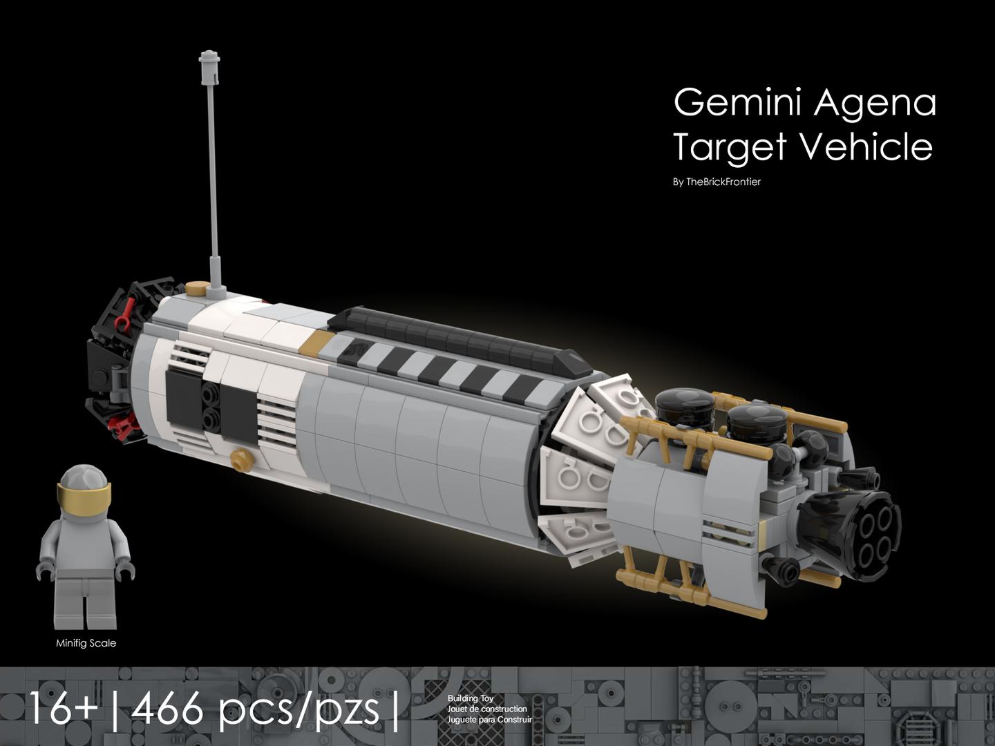 Gemini Agena Target Vehicle - Minifig Scale