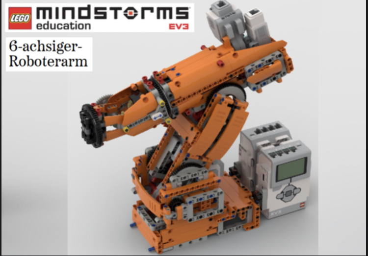 Lego Mindstorms 6-axis-Robotic arm with 31313, 45544, 42056 &amp; 42055