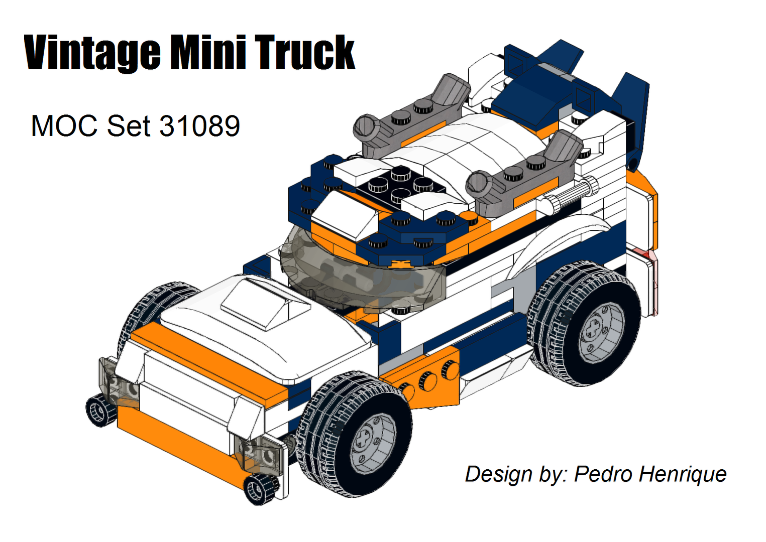 Vintage Mini Truck - MOC 31089