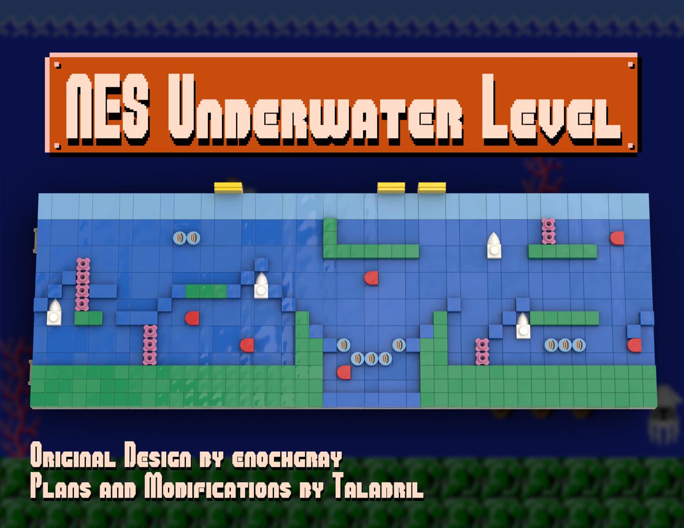 Nintendo 71374 NES Underwater Level