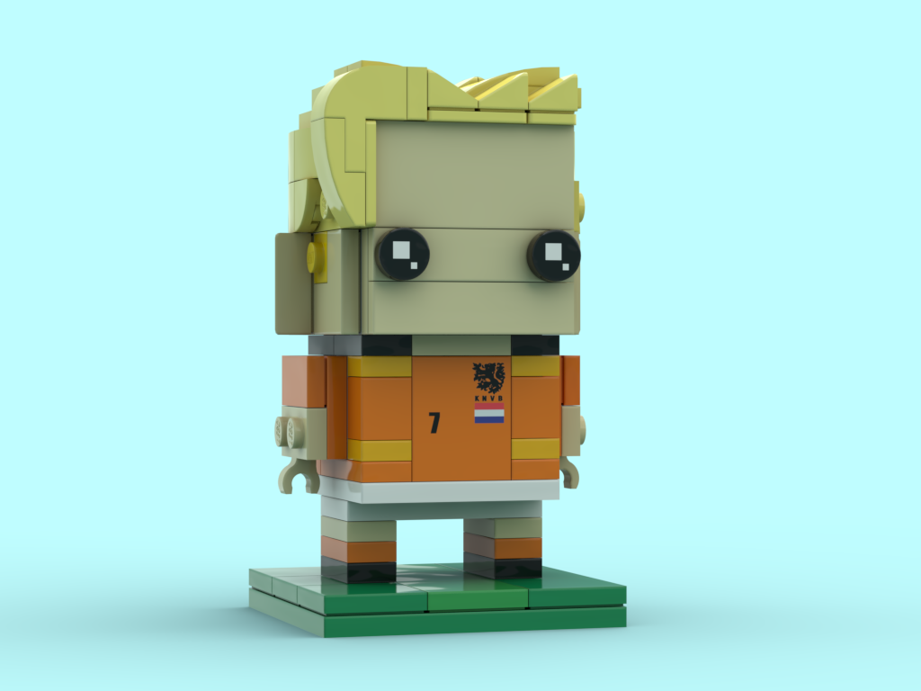 Team the Netherlands - Frenkie de Jong (MOC-77916) - LEGO MOC | MOC Tracker