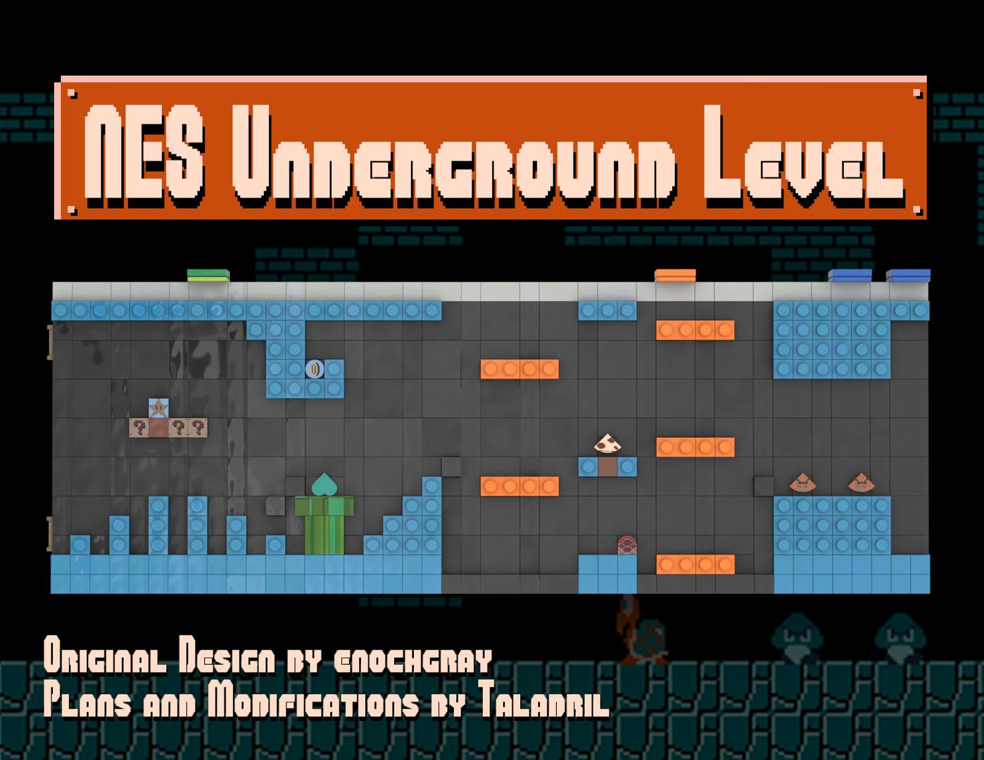 Nintendo 71374 NES Underground Level