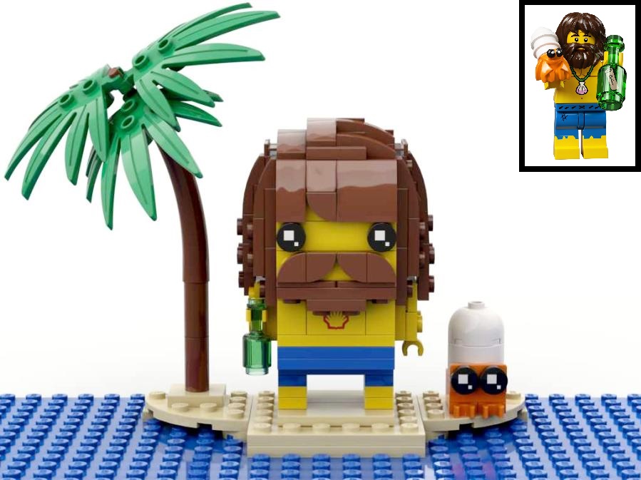 Shipwreck Survivor Brickheadz