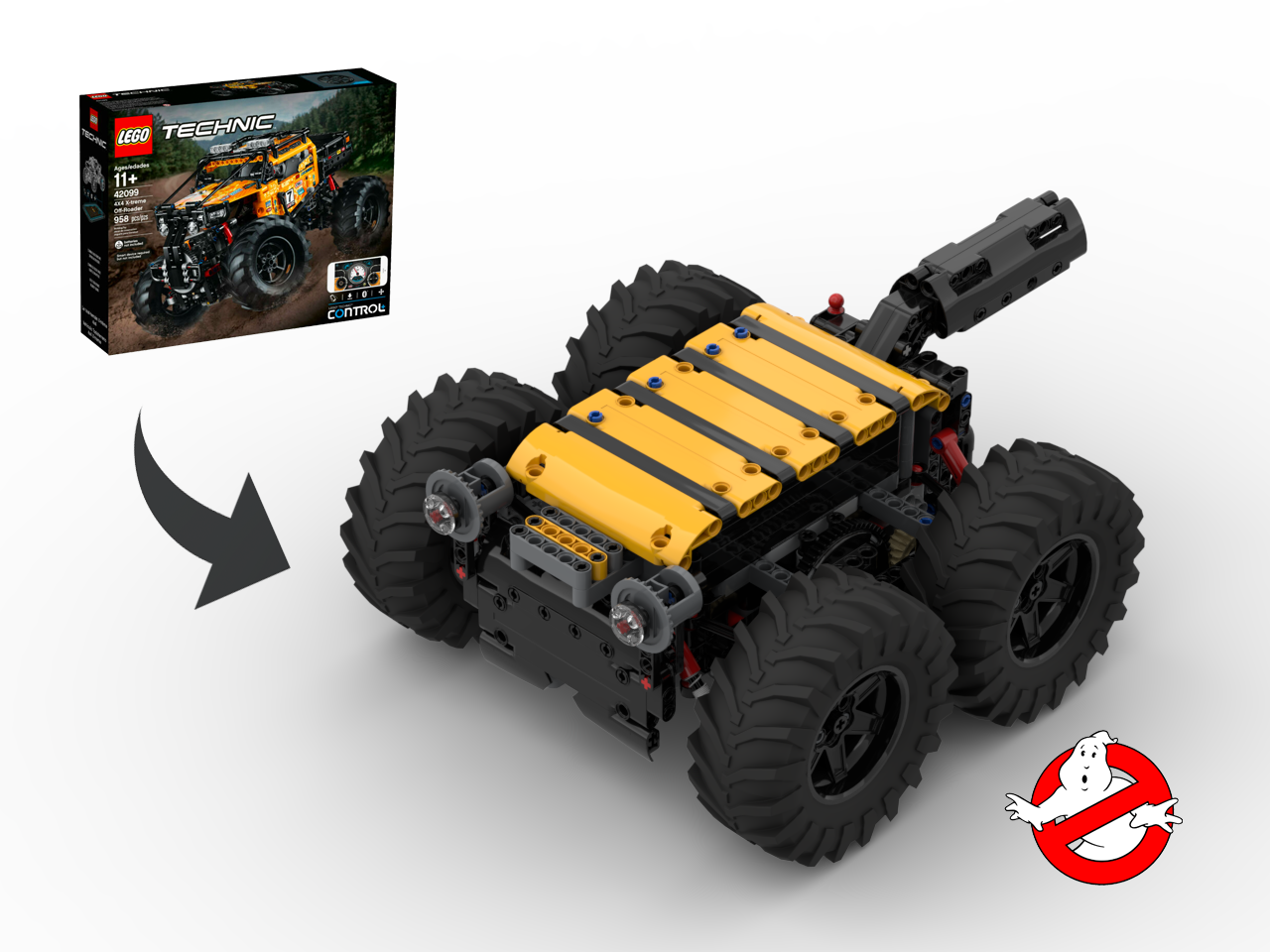 Ghostbusters R.T.V (Remote Trap Vehicle) - Alternate Build of 42099