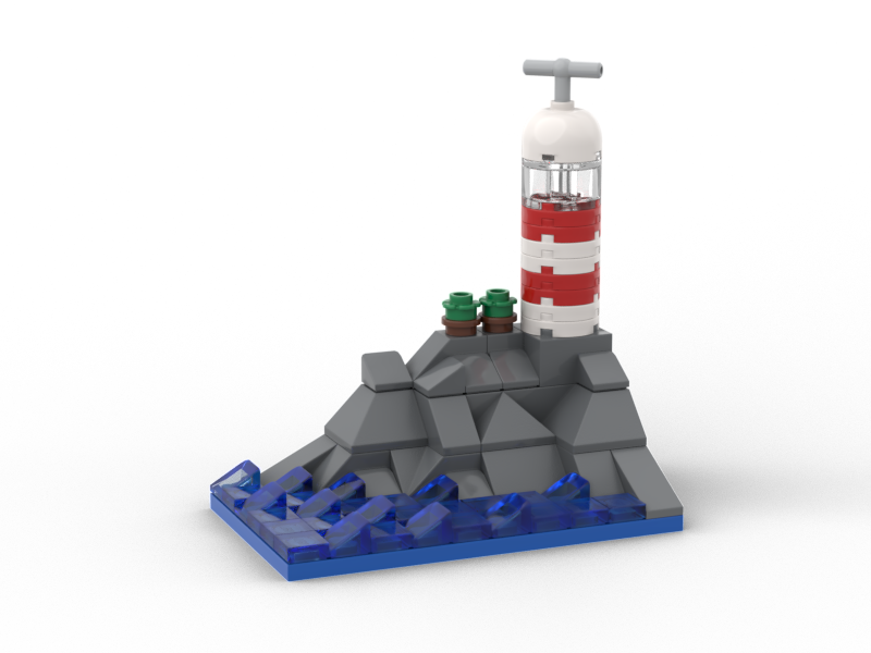 Lighthouse / Leuchtturm (MOC-78326) - LEGO MOC | MOC Tracker