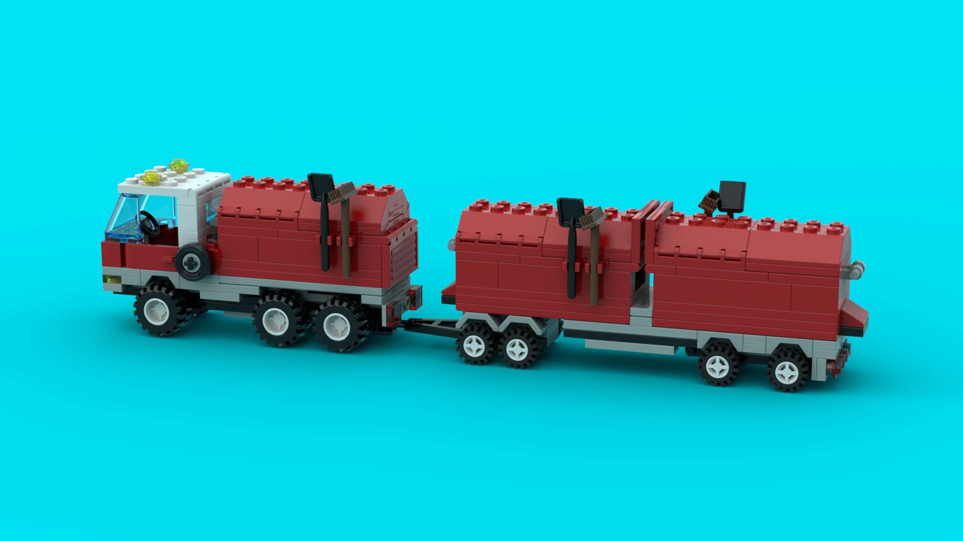 6668 Recycle Truck Container Trailer