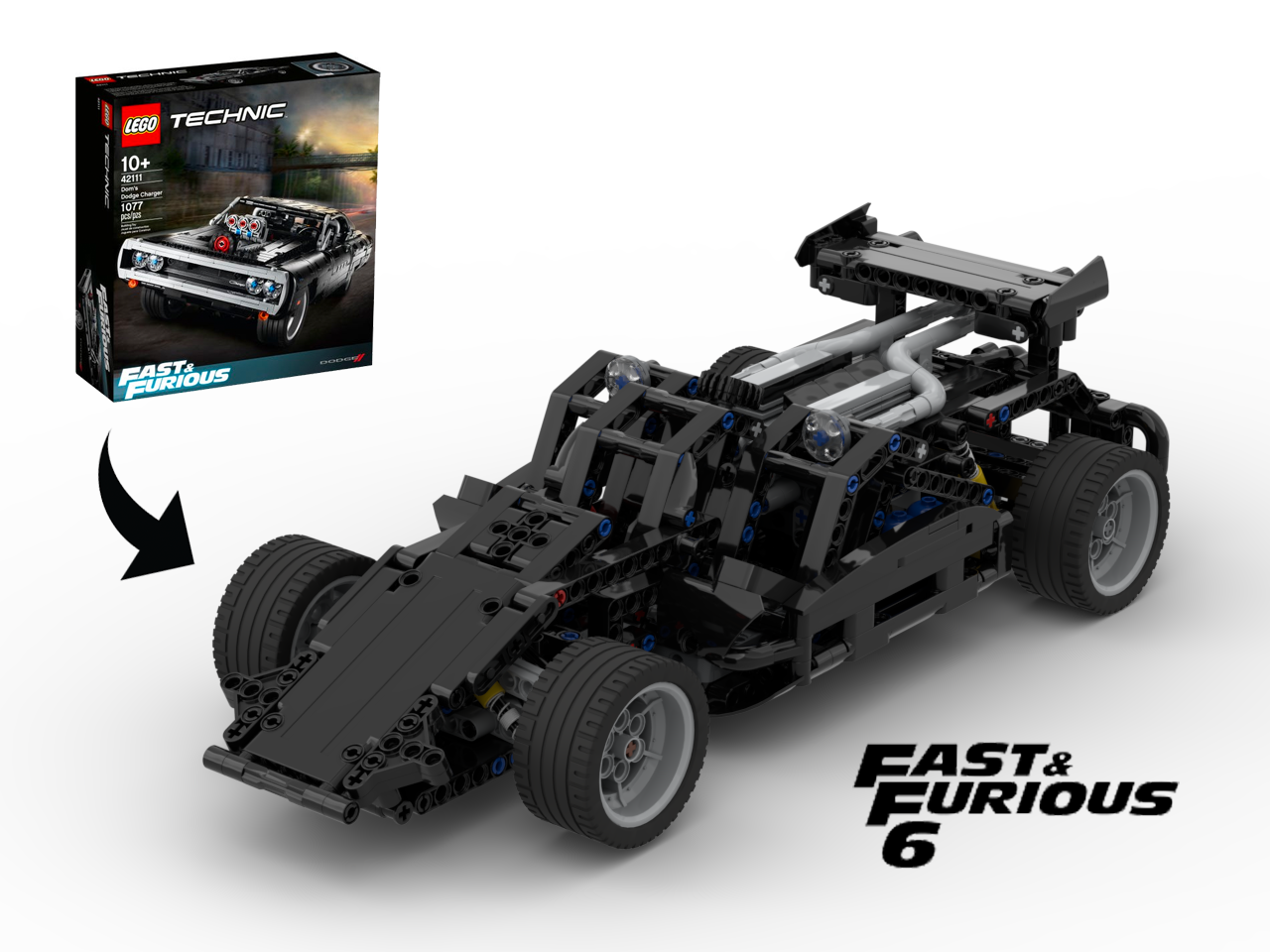 F&amp;F Flip Car - Alternate Build of 42111