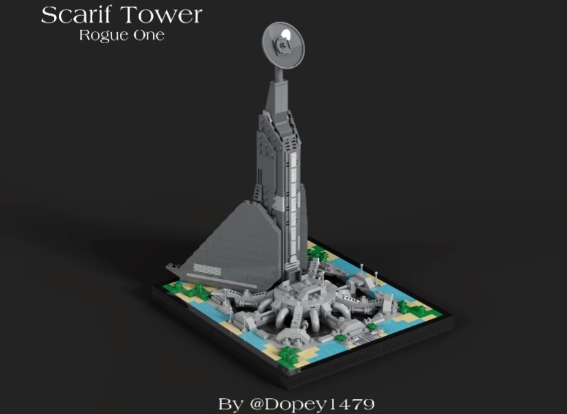 Scarif Tower Diorama