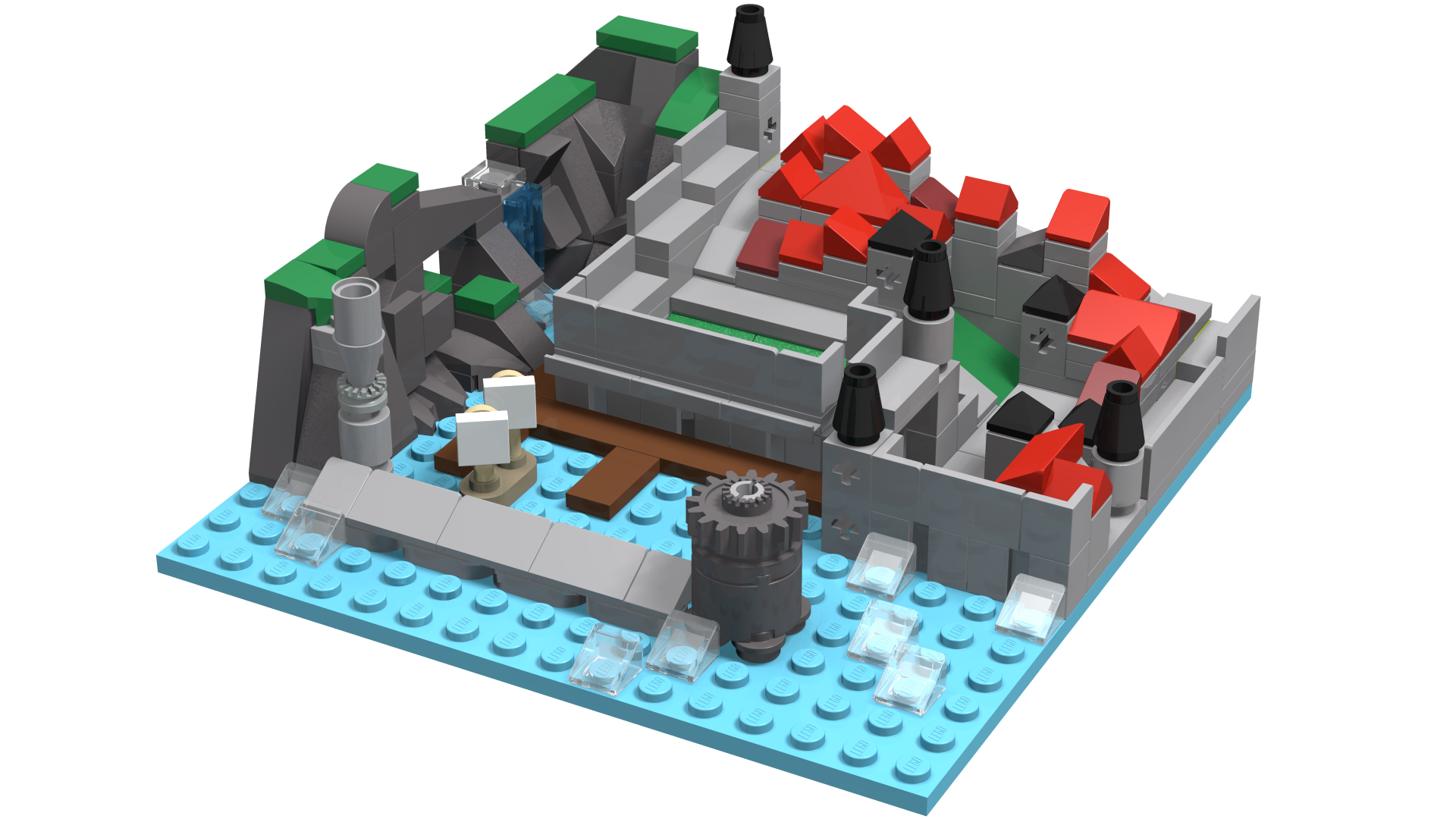 Micro Scale Castle by the Sea