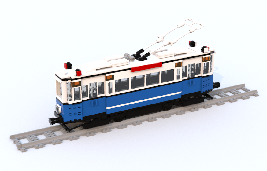 Amsterdam Blue Tram Motorcar