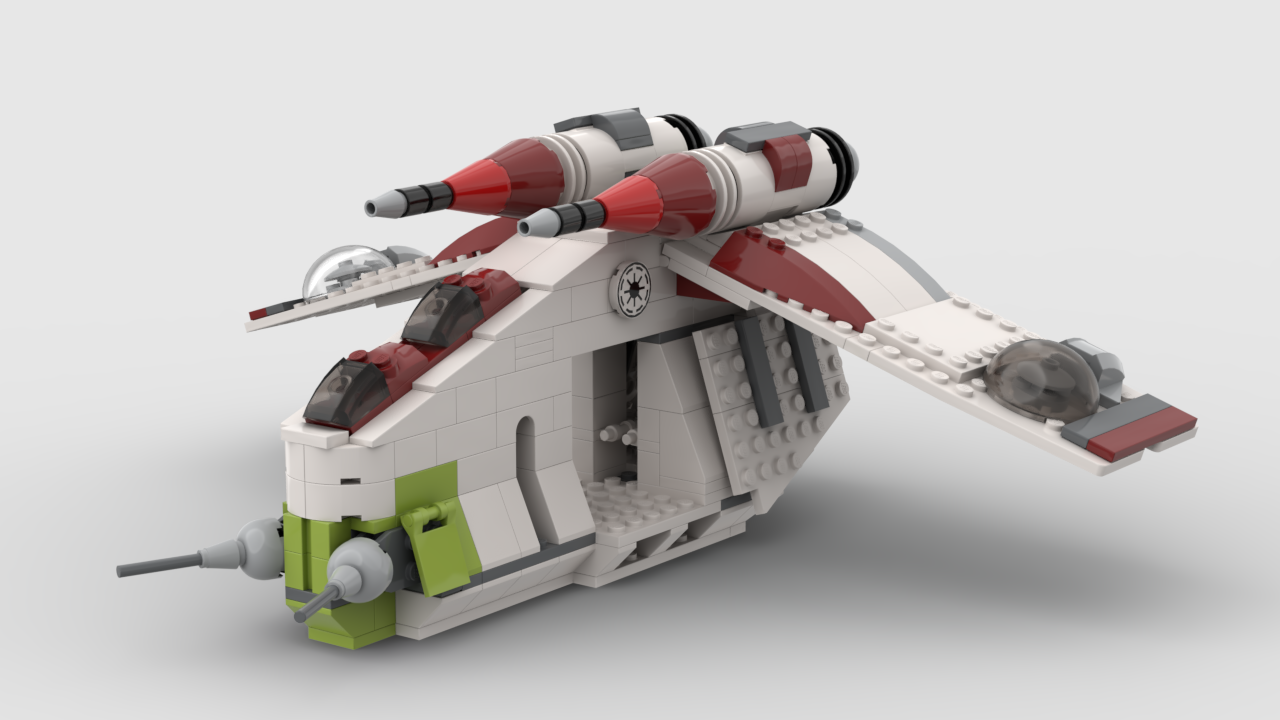 Scaled Down Republic Gunship