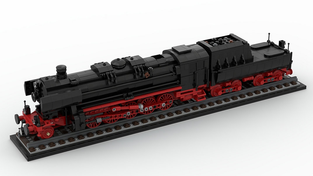 Steam-Locomotive DR BR 52 Dampflok