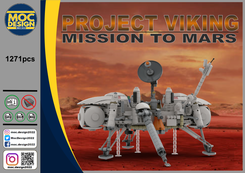 NASA Lander Viking 1-2 1:9 Scale