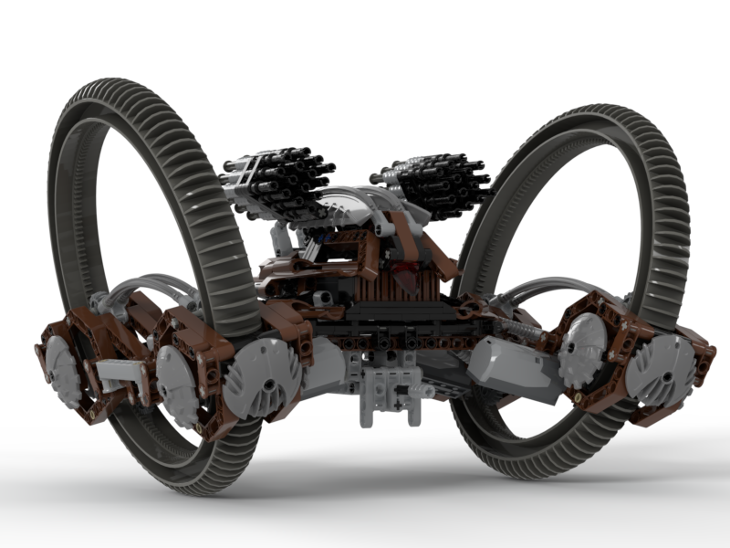 4481 Hailfire Droid Motorized with Buwizz