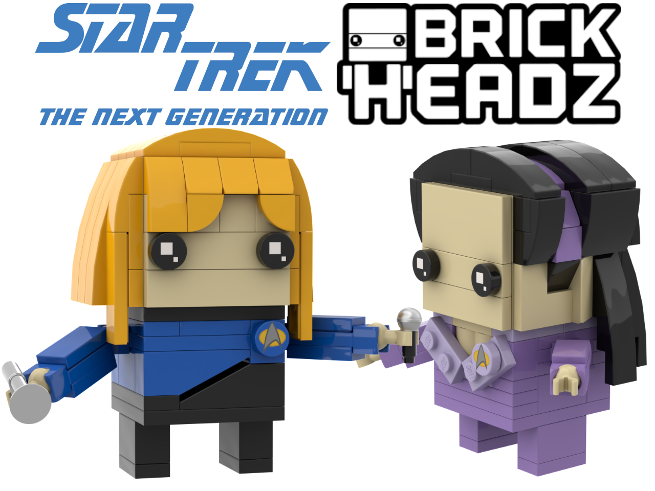 Brickheadz Dre. Crusher &amp; Deanna