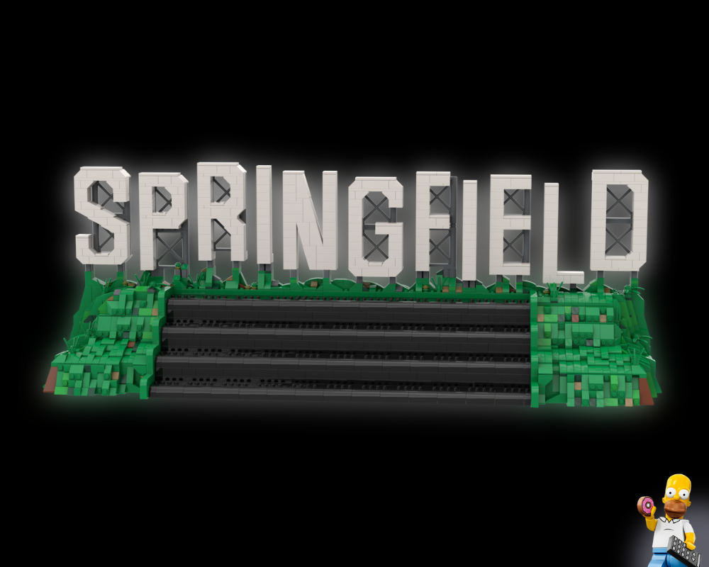 The Simpsons - Minifigures Display Stand