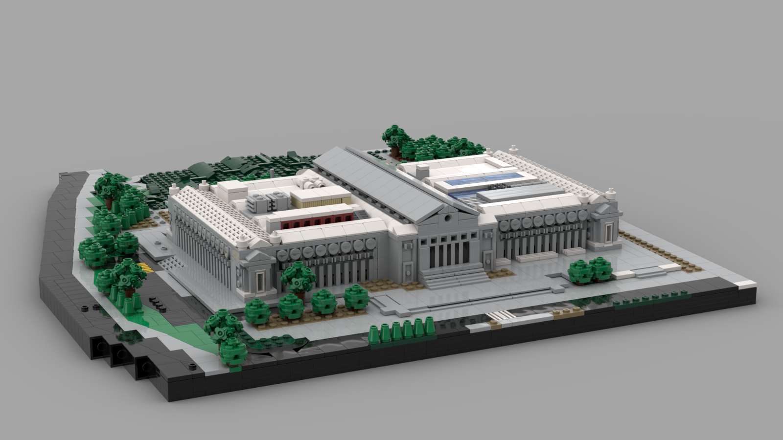 Field Museum at the 1/650th Scale