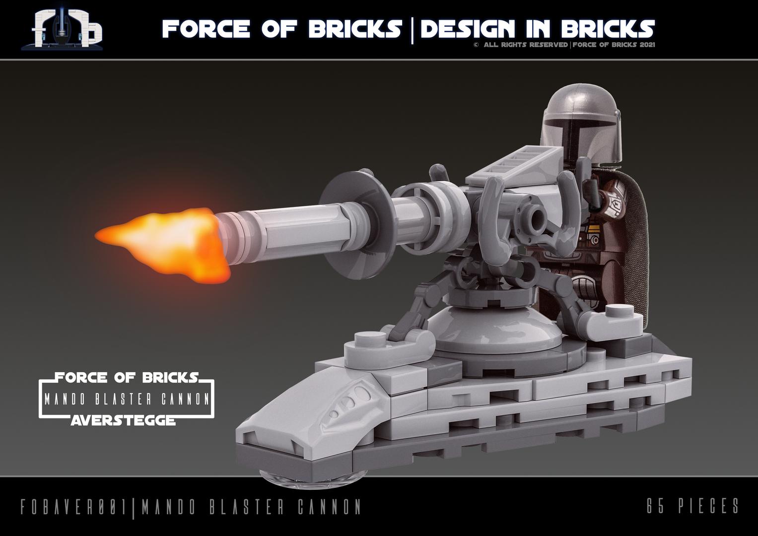 Mando Blaster Cannon (fobaver001) | Force of Bricks &amp; Averstegge