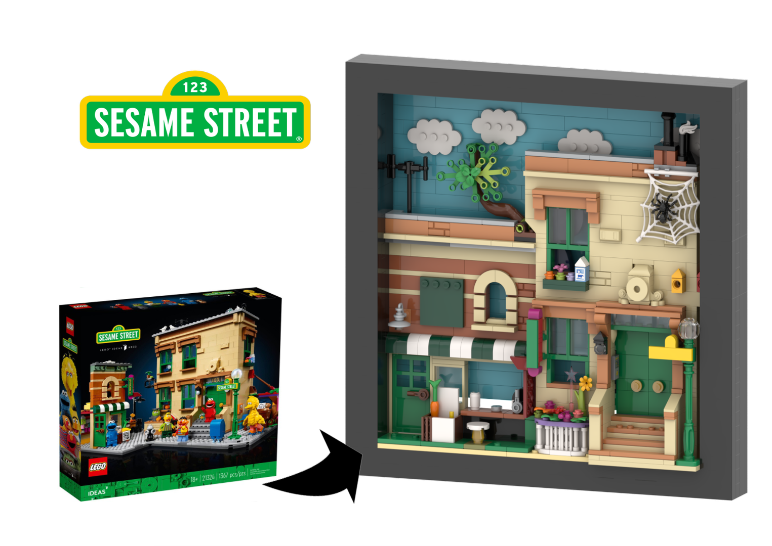 21324 Alternate - Sesame Street in Photo Frame alternate build