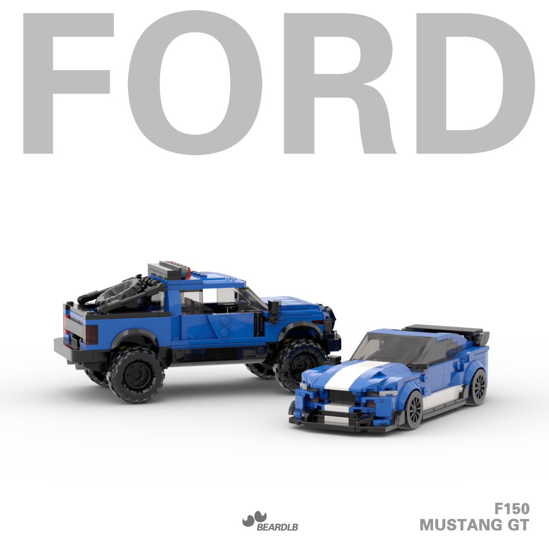 Ford Mustang GT and F150 speed champions