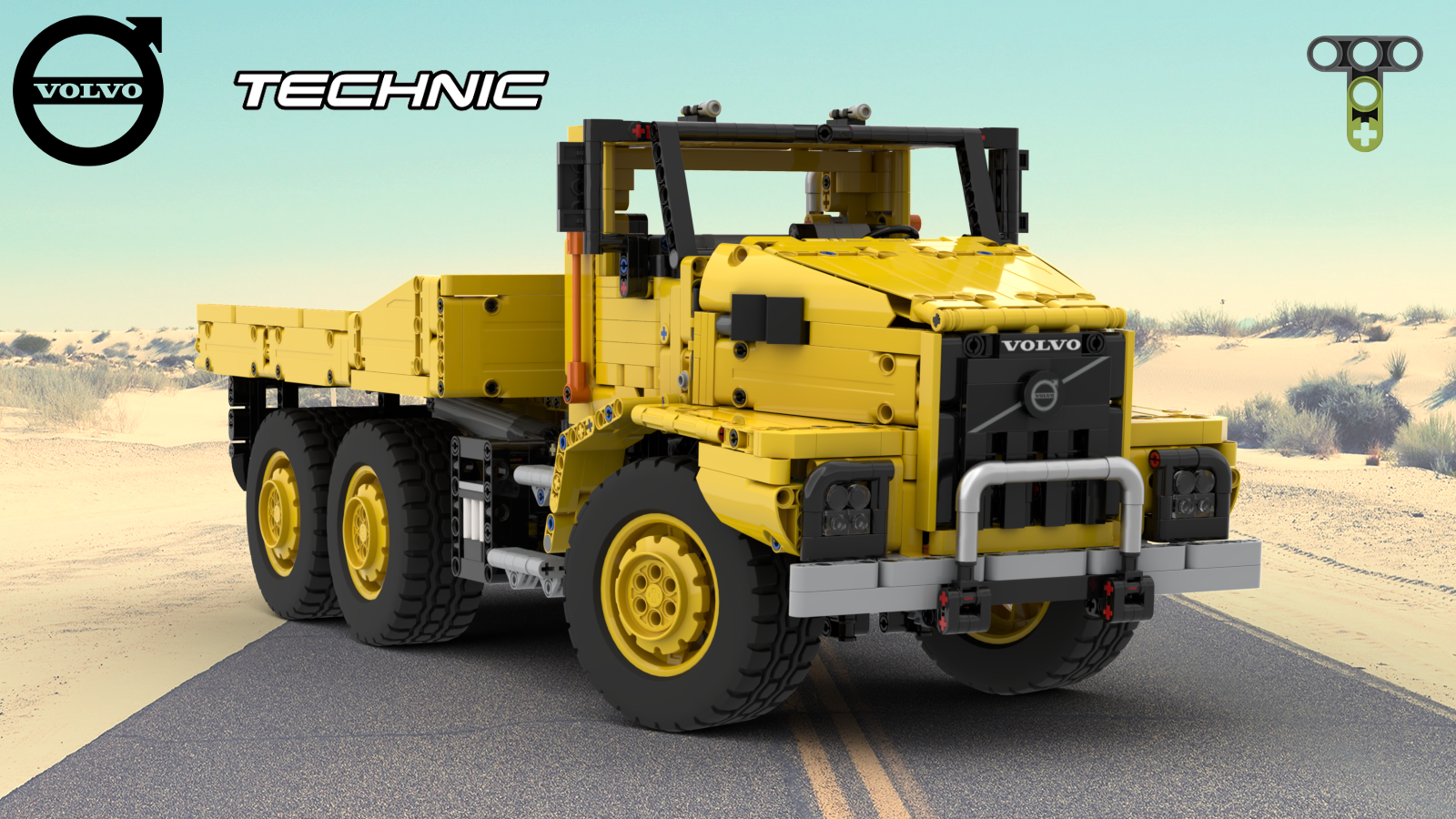 42114 Volvo N10 6x4 Dump Truck - RC alternate build