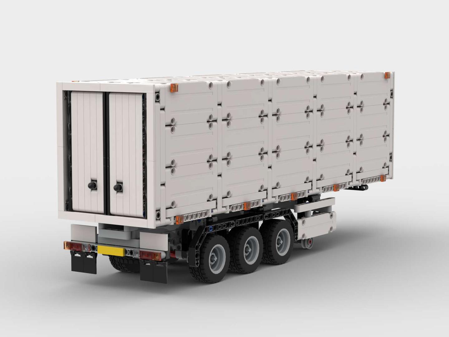 3 Axle Box Trailer for Ford F-Max or other 1:21 Technic Trucks