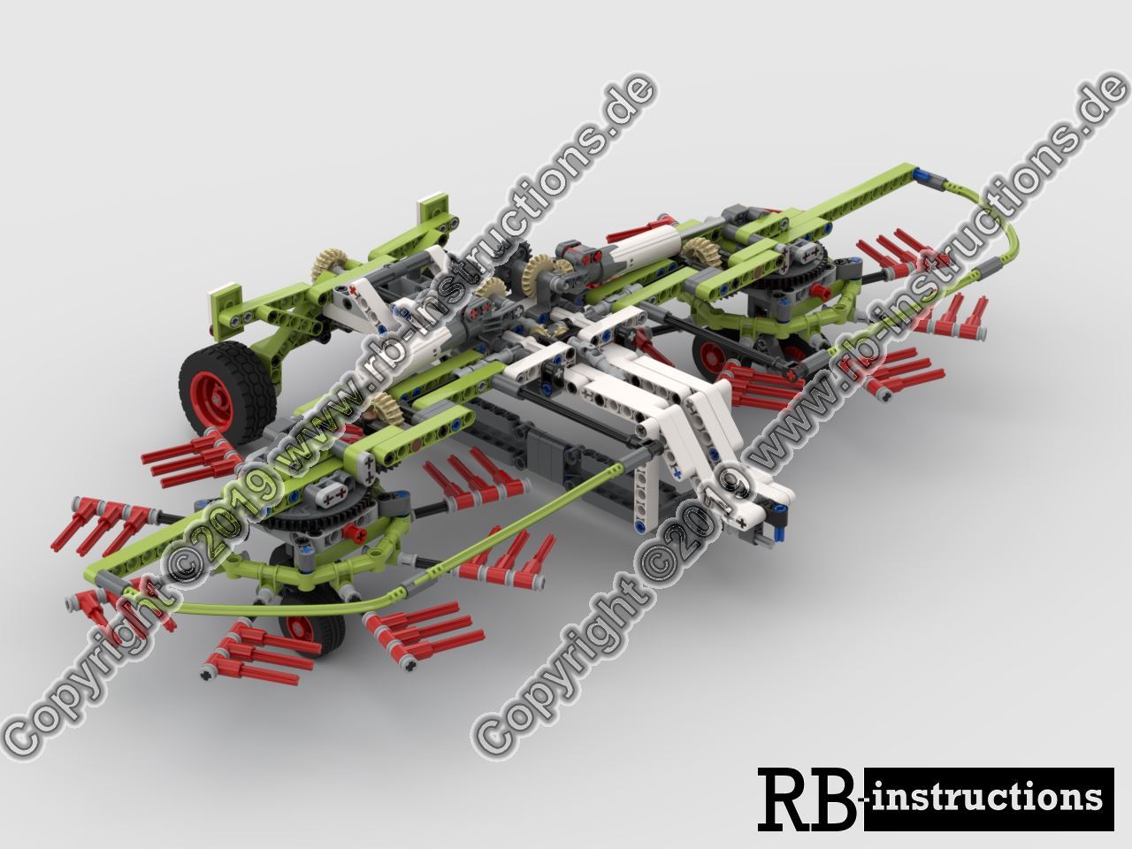 Rake for Claas Xerion 5000 (Schwader)