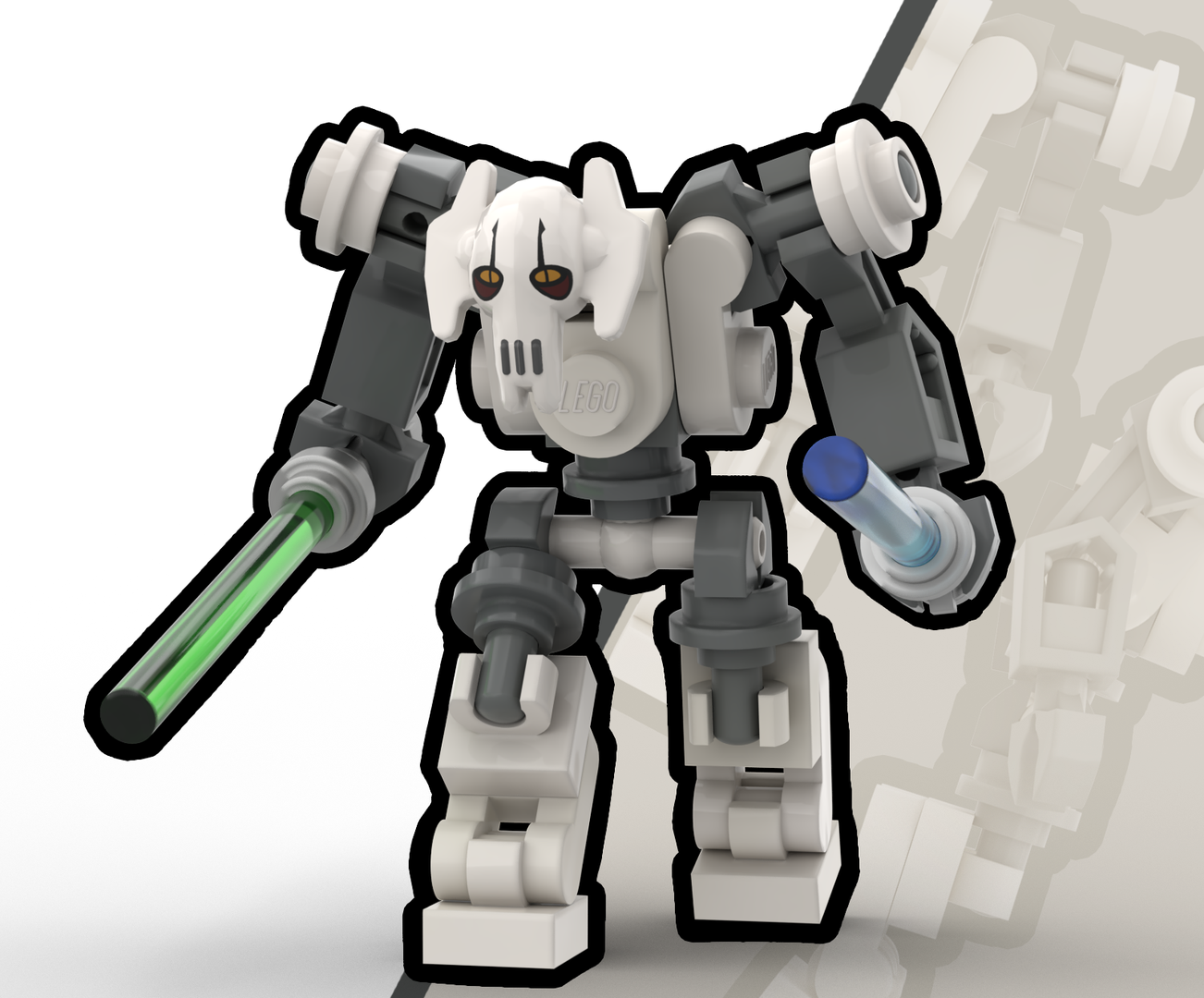 Brick Built General Grievous
