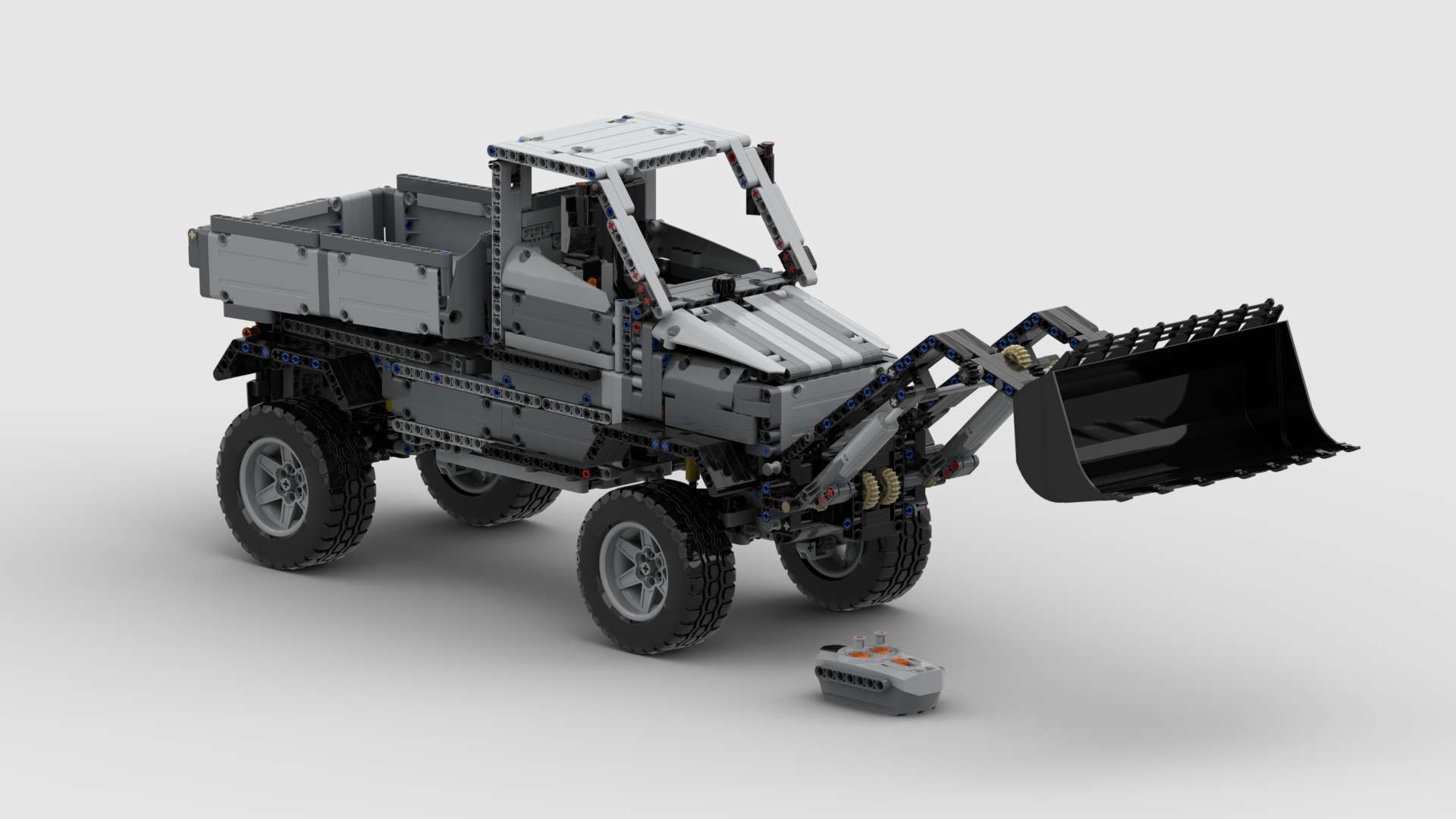 Dumper Truck with Front Loader