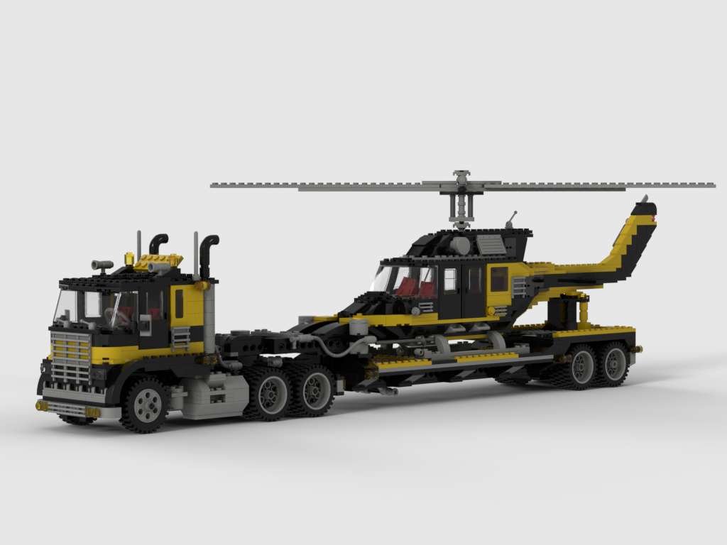 Truck and Trailer for 5542 "Black Thunder"