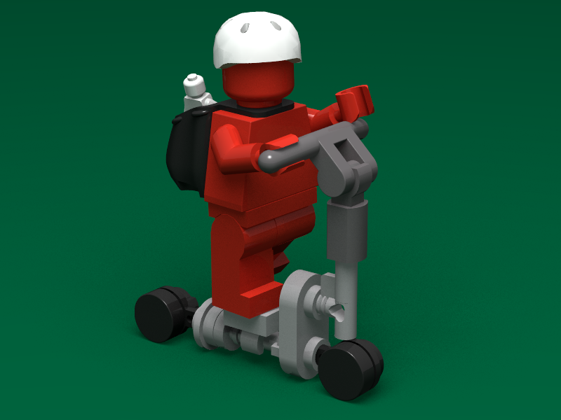 Scooter Kickboard (minifig size)