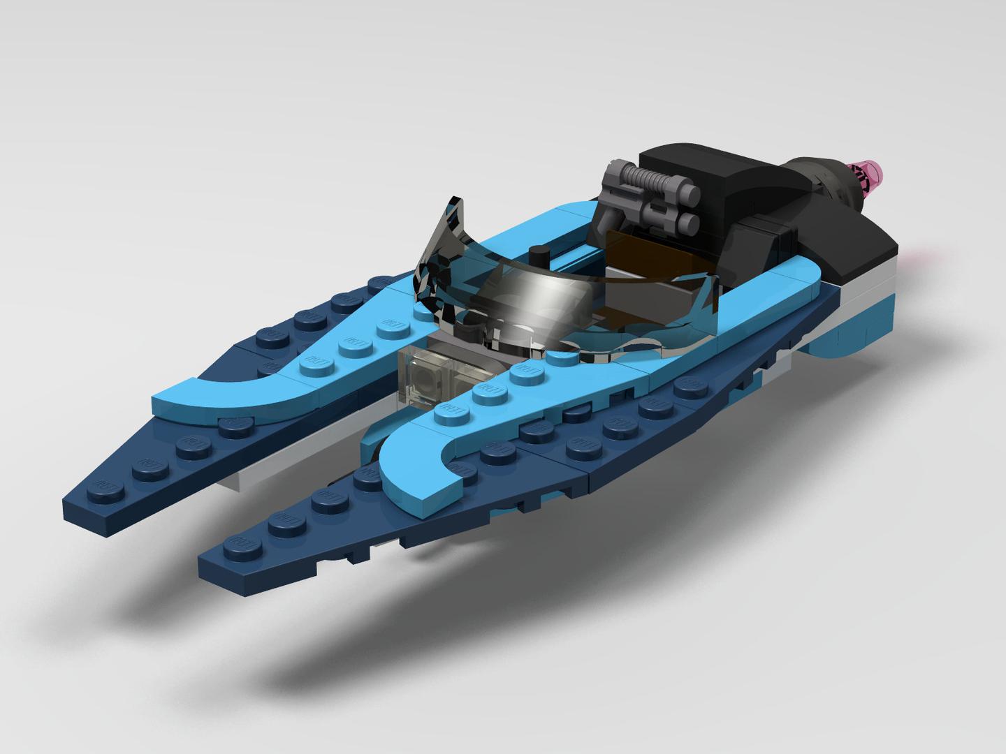 City Speeder v2 (MOC-83358) - LEGO MOC | MOC Tracker