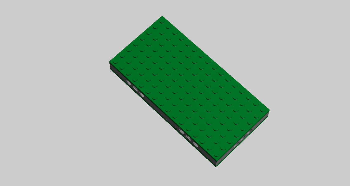 Lego Half-Quarter MILS Plate