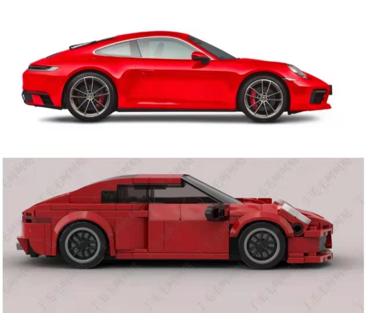 Porsche 911 Carrera 4S lego speed