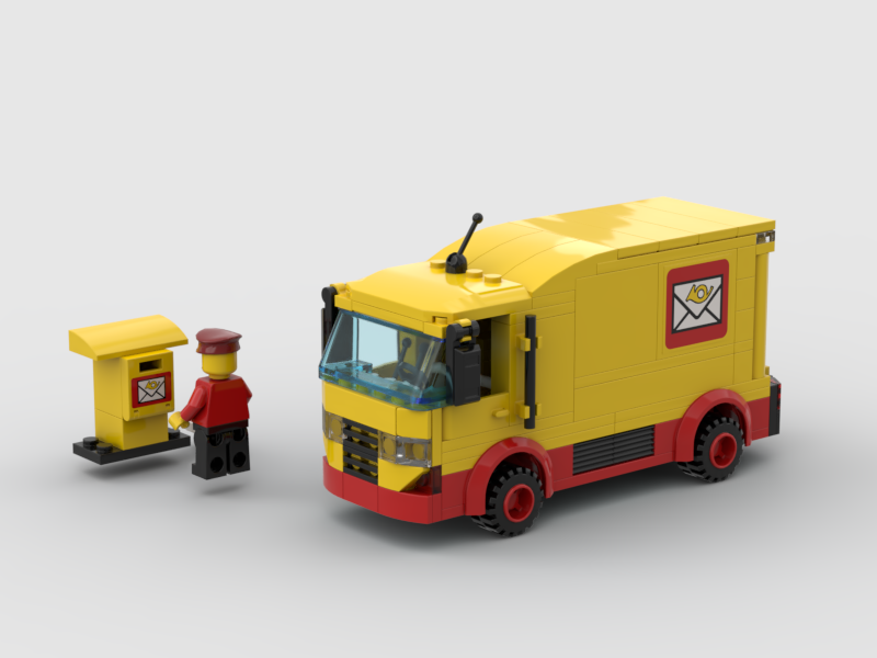 6651 Modernized Post Office Van