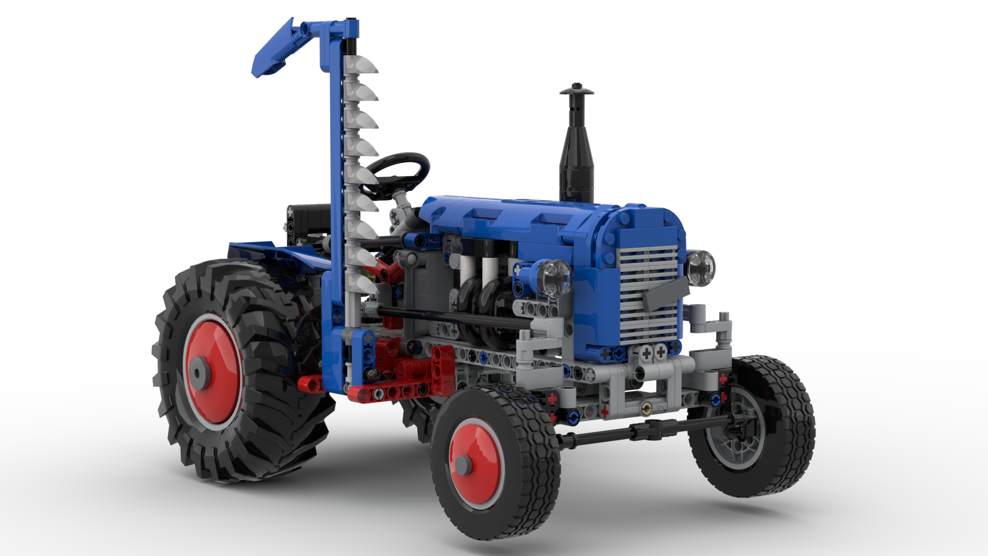 Vintage Tractor with Mowbar