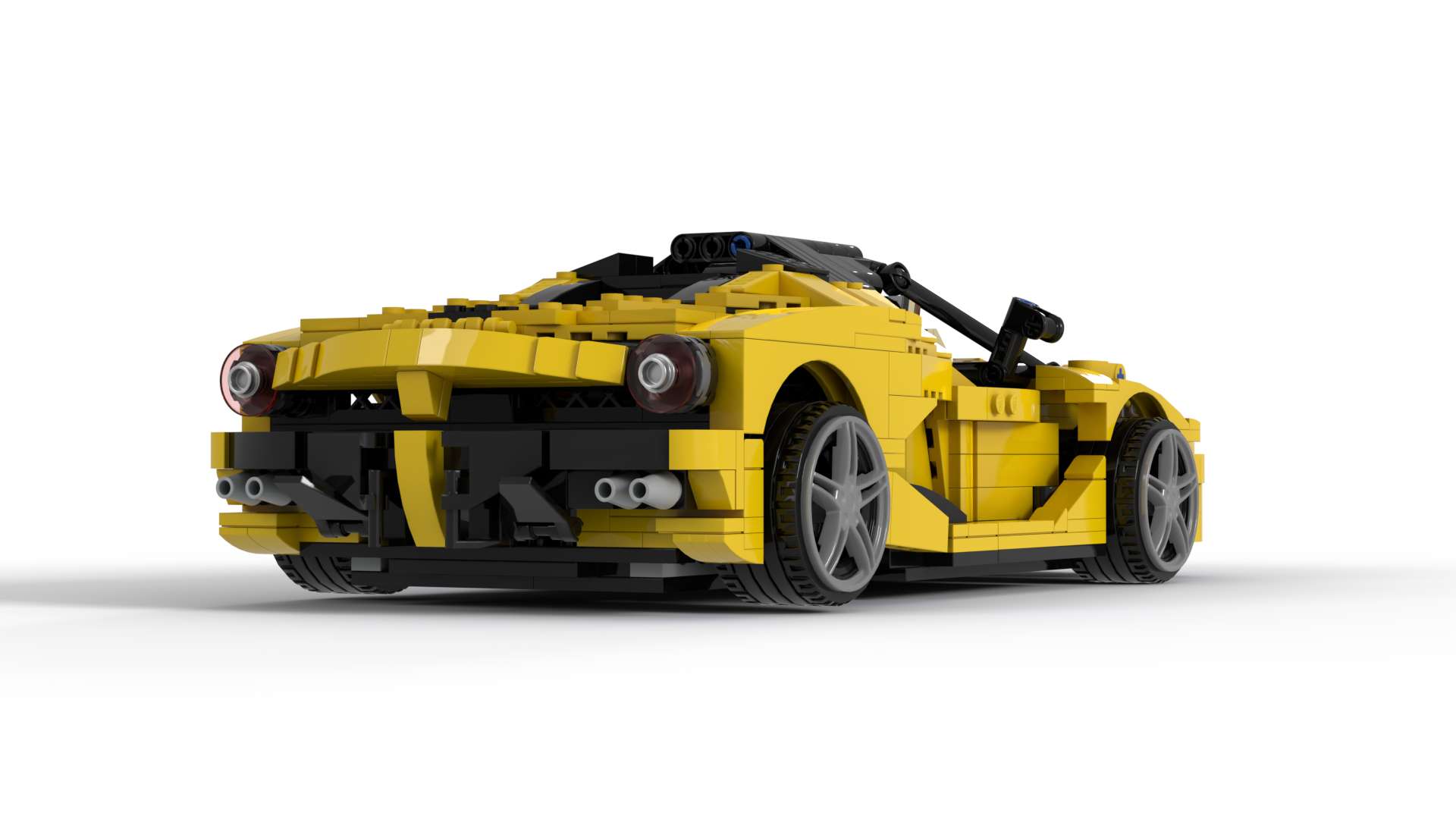 Ferrari LaFerrari RC car  in 1/15, yellow ver.