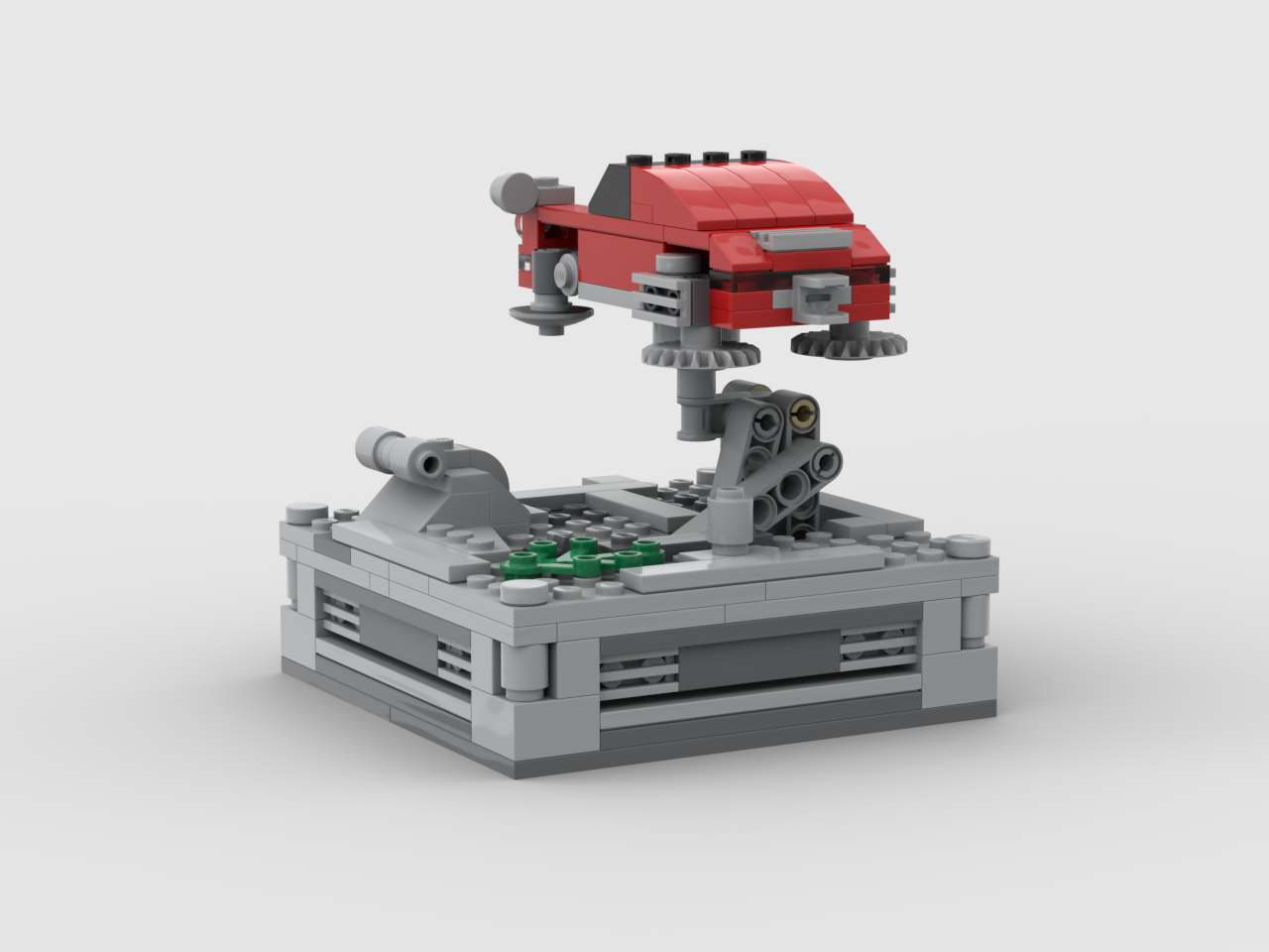 futuristic flying car