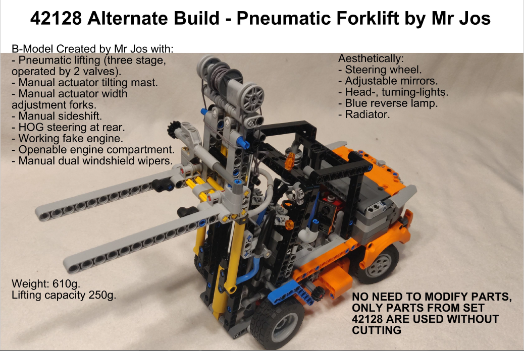 Forklift 42128 B Model - Pneumatic