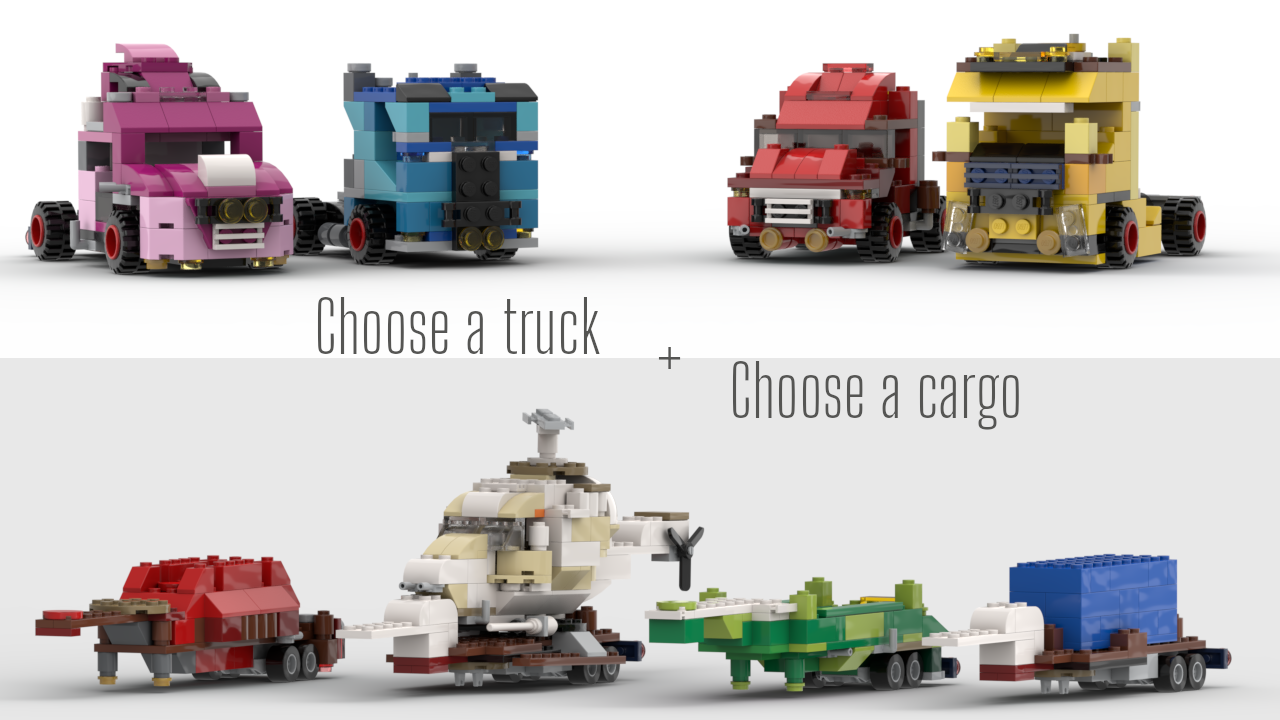 11005 : 4 + 4 Truck and Cargo design