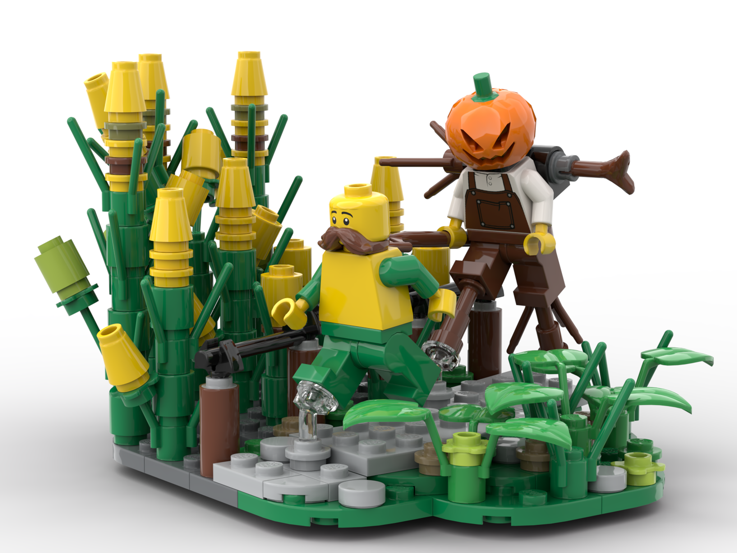 Corn Cob Guy Diorama