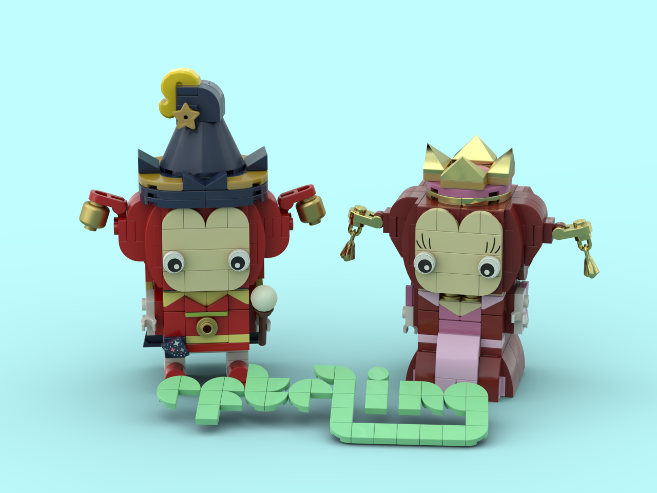 Pardoes &amp; Pardijn mascottes from the Efteling