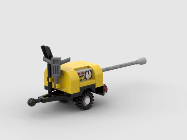 Baustellen Kompressor -  construction site compressor