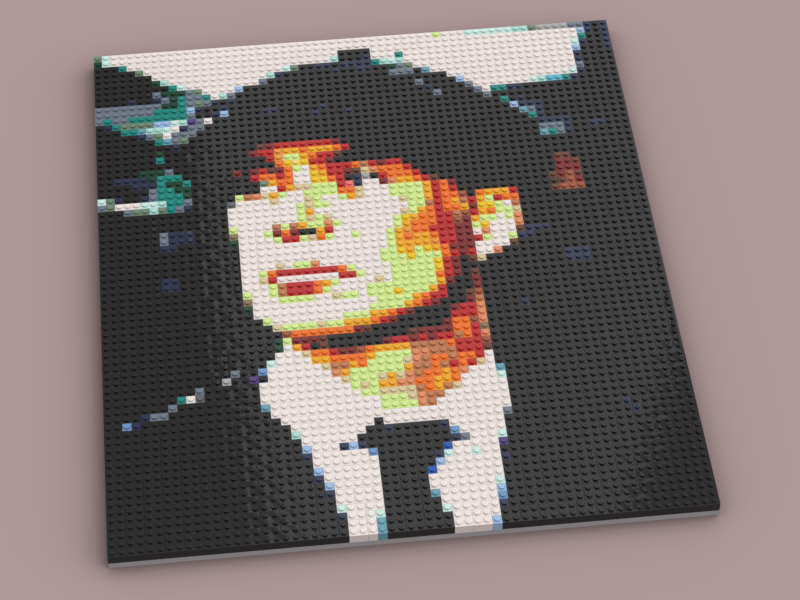 Peaky Blinders: Thomas Shelby Lego Art