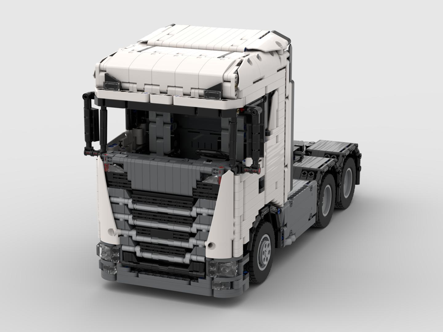 6x4 tractor unit inspired by Scania