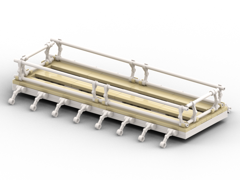 car rack for Volkswagen T2 camper van. (Set 10279)