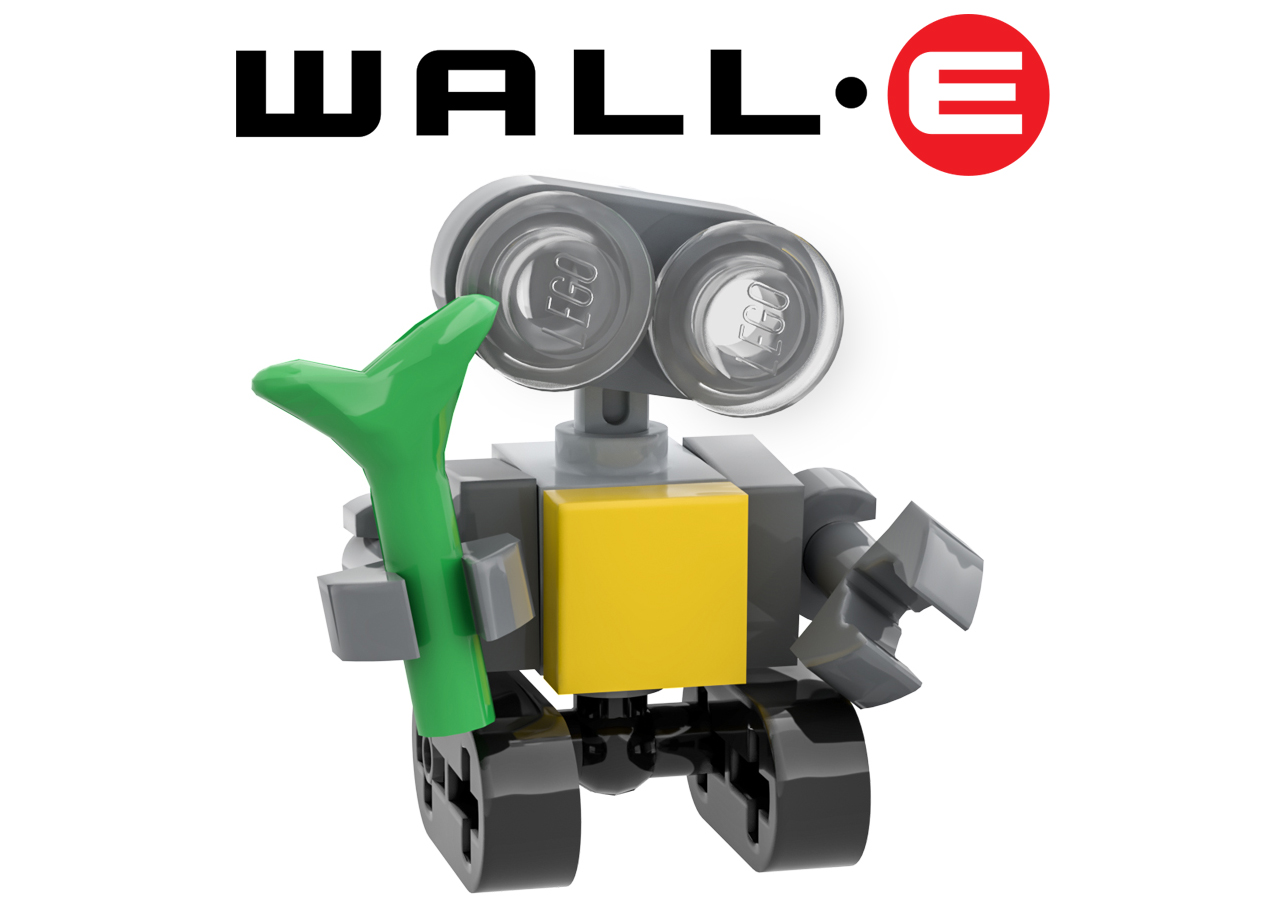WALL-E (minifigure scale)