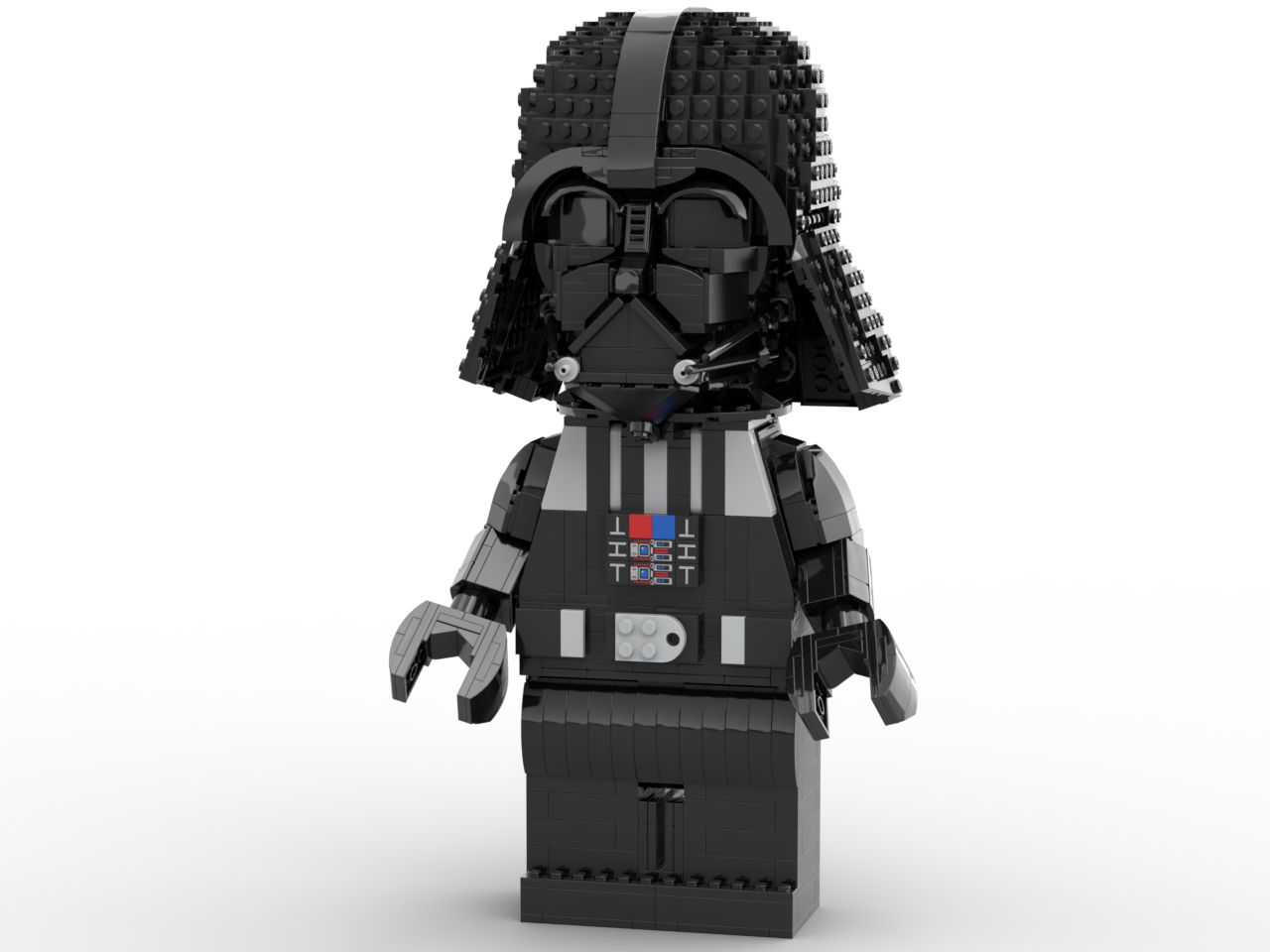 Maxifigure stand for LEGO Vader helmet